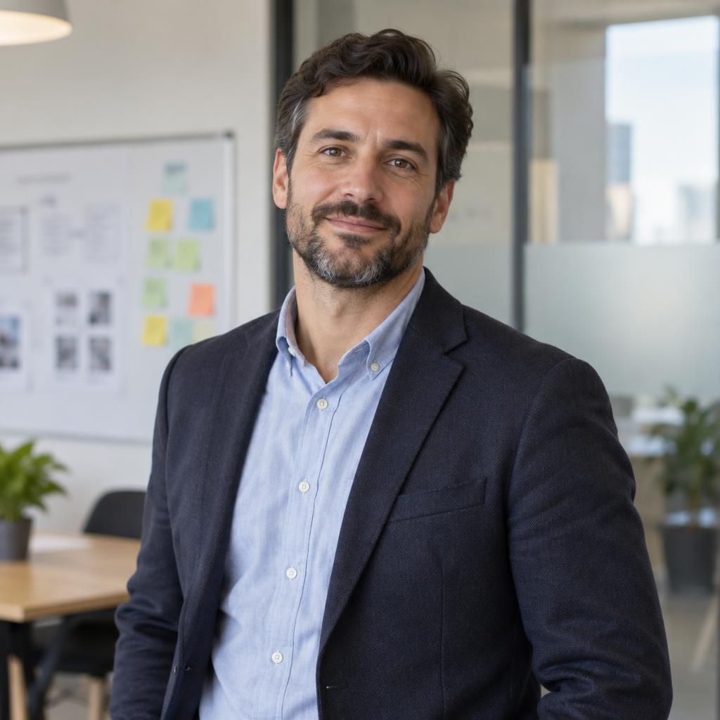 Conseiller devant un tableau de planification